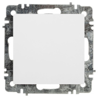 Кнопка  Accent 6-109-01 10А-250В IP20 СУ AL/CU бел.  Б0063602