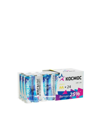 Элемент питания алкалиновый AA/LR6 пластик. бокс (уп.24шт)  KOCLR6_24BOX