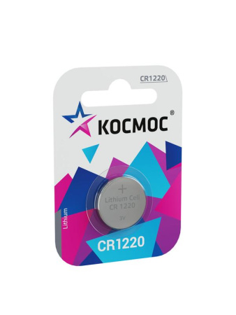 Элемент питания литиевый CR1220 1хBL (блист.1шт)  KOCR12201BL
