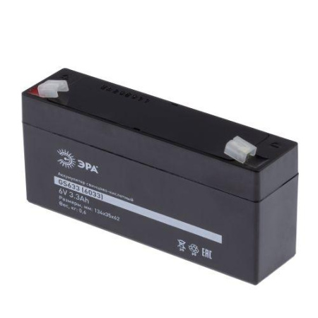 Аккумулятор свинцово-кислотный 6В 3.3 GS633  Б0050075