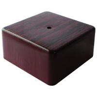 Коробка распаячная 100х100х50мм IP40 для кабель-канала темн. дерево  КР-513180100-024