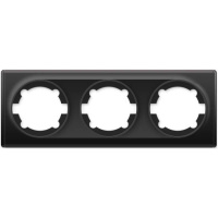 Рамка 3-м Florence черн. 1E52301303  2172830