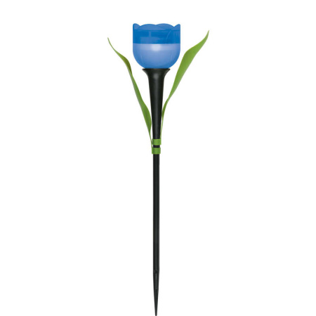 Светильник садовый USL-C-454/PT305 "Синий тюльпан" BLUE TULIP IP44 солнечная батарея  UL-00004279