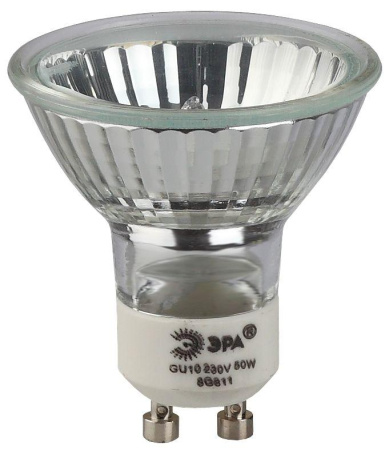 Лампа галогенная STD GU10-JCDR (MR16) -35W-230V JCDR (MR16) 35Вт софит GU10 нейтр. бел. 230В ЭРА Б0051799