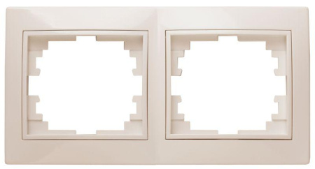 Рамка 2-м СП Plano 1-502-02 гор. сл. кость  Б0027626