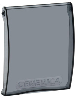 Дверца для корпуса пластикового ЩРН(В)-П-4  MKP10D-DV-04-K08-G