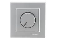 Диммер СП 600Вт Karea IP20 с сетевым фильтром серебр.  56065031