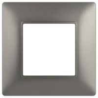 Рамка для розеток и выключателей ЭРА Elegance 14-5001-16 на 1 пост титан  Б0065801