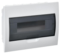 Бокс ЩРВ-П-12 мод. встраив. пластик IP41  MKP12-V-12-41-G