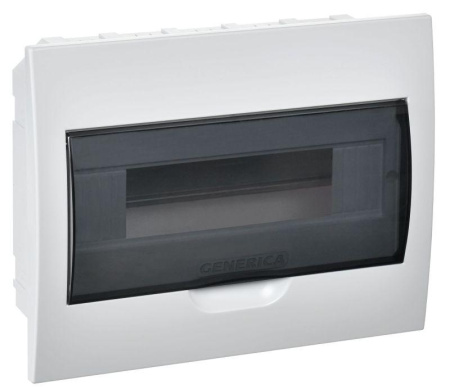 Бокс ЩРВ-П-12 мод. встраив. пластик IP41  MKP12-V-12-41-G