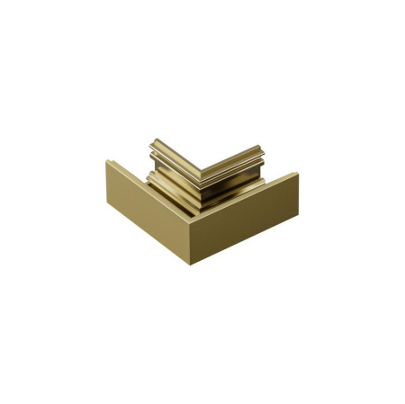 Элемент угловой для трека SHINE BASE 90град. потолок-потолок сатинированная латунь алюм.  TR5731-SB
