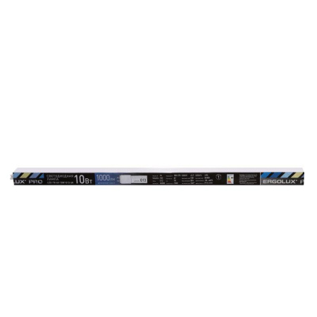 Лампа светодиодная LED-Т8-60-10W-G13-6K PRO Т8 10Вт G13 6500К 600мм 172-265В  15124