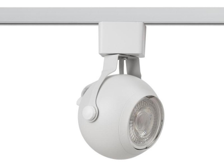 Светильник трековый TR35-GU10 80х130 8647 MR16 GU10 1ф WH бел.  Б0053295