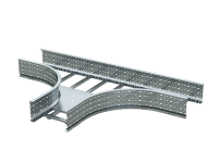 Ответвитель для лестн. лотка Т-образ. 600х100 R-660 гор. цинк  ULT616HDZ