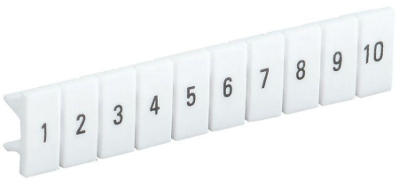 Маркер для КПИ-2.5кв.мм с нумерацией №№ 1-10  YZN11M-002-K00-10