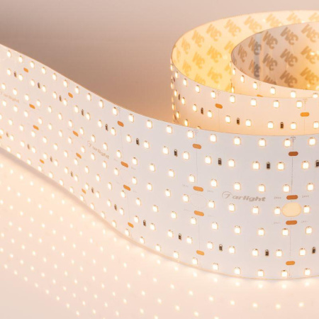 Лента светодиодная S2-2500 24V Warm 3000К 85мм 2835 560 LED/м LUX 40Вт/м IP20 (уп.2.5м)  021211