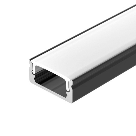 Профиль LINE-1708-2000 ANOD BLACK 2м алюм.  040299