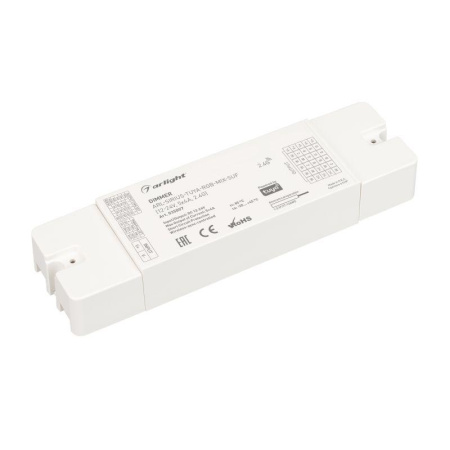 Диммер ARL-SIRIUS-TUYA-RGB-MIX-SUF (12-24В 5х4А 2.4G) (IP20 пластик)  035807