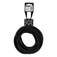 Труба автомобильная гофрированная ПП разрезная d6.8мм черн. (уп.5м)  15-0705