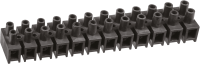 Колодка клеммная 10х35кв.мм 12 пар NTB-HPP-S12-80/BL квадратн. полипропилен черн.  71018