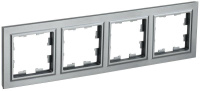 Рамка 4-м BRITE РУ-4-БрС сталь  BR-M42-K46