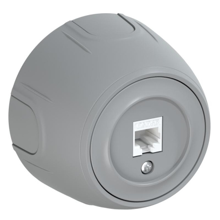Розетка компьютерная 1-м RJ45 кат.5E Rotondo сер.  7700889