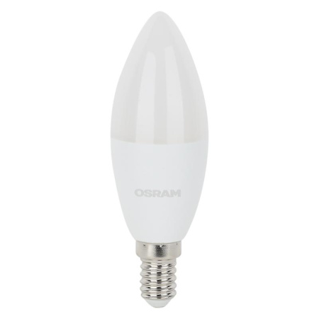 Лампа светодиодная LED Star 9Вт 6500К холод. бел. E14 806лм B угол пучка 200град. 170-250В (замена 75Вт) матов. пластик OSRAM 4058075696839