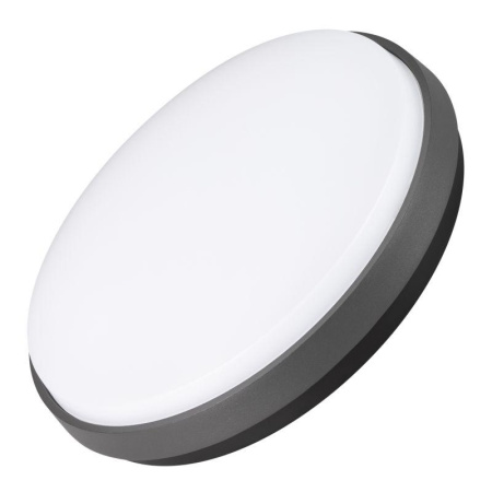 Светильник светодиодный LGD-GIRO-R300-30W Warm3000 GR 110deg IP54 230В метал.  029950