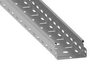 Лоток листовой перфорированный 100х50 L2000 сталь 1.0мм гор.оцинк.  STP.1005.2010.HDZ