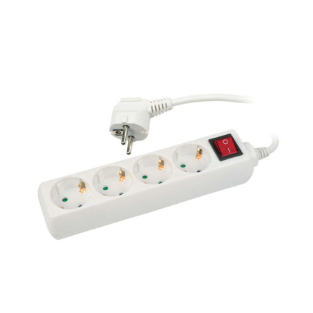 Удлинитель 4х3м с заземл. Standart S-GCD4-3B с выкл.  02927