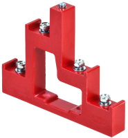 Изолятор ступенчатый ИС4-25/1-15 (4хМ6; 1хМ5) силовой с болтом  YIS11-5-25-B