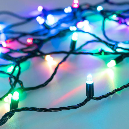 Гирлянда светодиодная ARD-STRING-CLASSIC-15000-BLACK-100LED-LIVE RGB-SPI 12В 53Вт IP65  031521