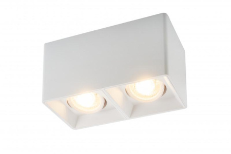 Светильник накладной IP20 10Вт GU5.3 LED бел. пластик  DK3035-WH