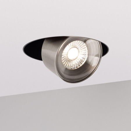 Светильник светодиодный SP-PLURIO-BUILT-TRIMLESS-R160-9W Day4000 BK-NI 36deg 230В IP20 металл  038077