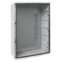 Бокс пластиковый с монтажной платой 800х600х260 IP65 прозр. дверь PROxima  PBT65MP010