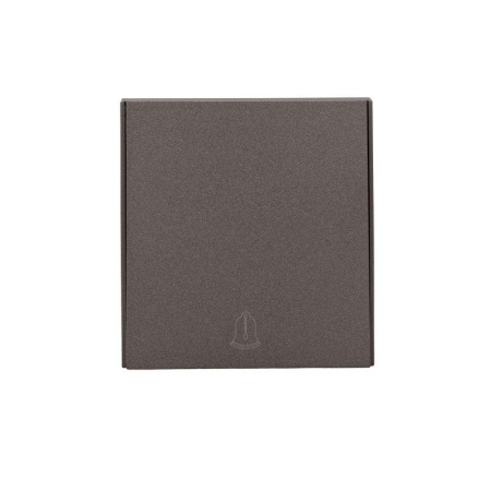 Выключатель STRONG 1кл возвратный 10А MIELE с/у графит  KR-78-0712-6