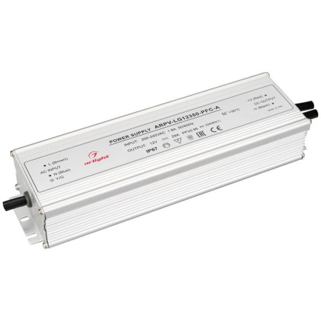 Блок питания ARPV-LG12350-PFC-A 12В 29.0А 350Вт IP67 метал.  026463(1)
