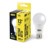 Лампа светодиодная ECO A60 13Вт грушевидная 230В 6500К E27  LLE-A60-13-230-65-E27