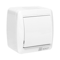 Выключатель ОП Владивосток кнопочный 10А IP54 сер. PROxima  EQR16-026-30-54