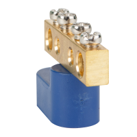 Шина нулевая с одним изолятором OptiKit BB-O-PE-S-24-6х9 желт.  277939