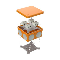 Коробка огнестойкая ОП двухкомпонентная 60-0300-FR10.0-8 Е15-Е120 100х100х50  60-0300-FR10.0-8