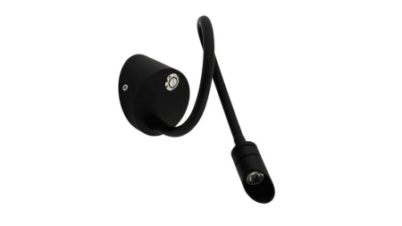 Светильник настенный BED BQ003103-A-3-DIM-BL-WW 3Вт 3000К IP20 черн.  00-00005534