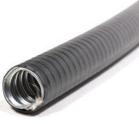 Металлорукав в ПВХ изоляции МПГ НГ HF 20 d20мм без протяжки черн. (уп.50м) ГОФРОМАТИК/ zeta42911