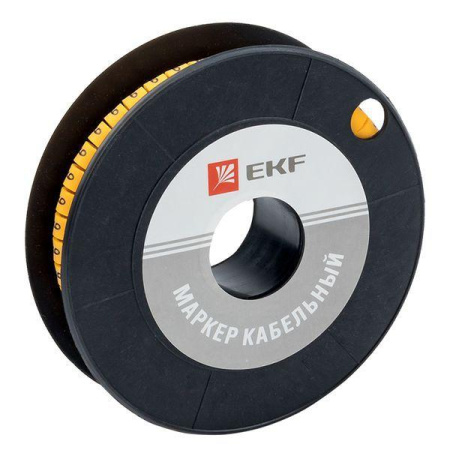 Маркер каб. 6.0кв.мм "9" (ЕС-3) (уп.350шт)  plc-KM-6-9
