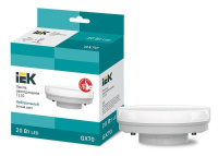 Лампа светодиодная 20Вт T110 таблетка 4000К нейтр. бел. GX70 230В  LLE-T110-20-230-40-GX70