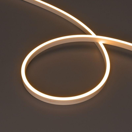 Лента герметичная MOONLIGHT-SIDE-A120-06x12mm 24В Warm2300 (9.6Вт/м IP65 wire x2) (прямой вывод кабеля) (уп.5м)  041037