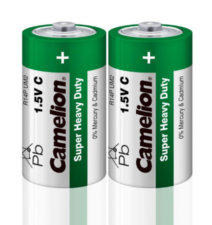 Элемент питания солевой C/R14 R14P-SP2G 1.5В SR-2 (уп.2шт)  1661