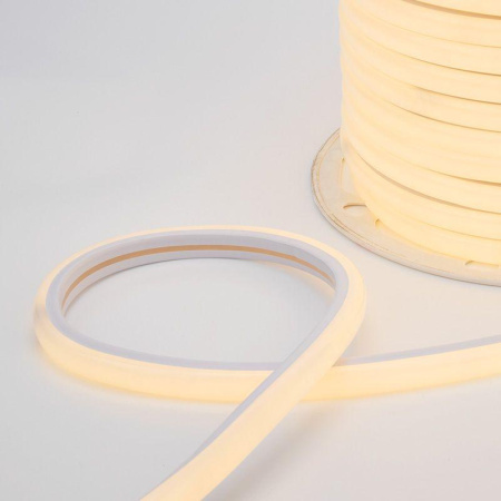 Шнур светодиодный гибкий неон LED SMD форма - D 16х16мм 120LED/м тепл. бел. (уп.50м)  131-086