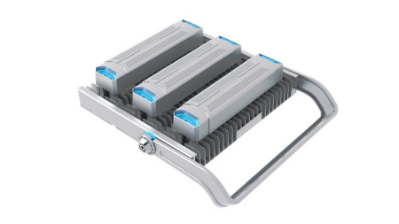 Прожектор светодиодный СДО FL 30 C 3х300W W 857 GR 561х604х148мм 900Вт 5700К IP66 уличный сер.  17083023616