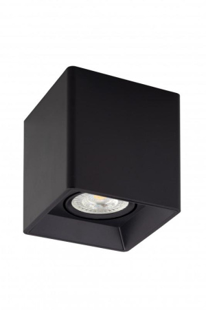 Светильник накладной IP20 10Вт GU5.3 LED черн. пластик  DK3030-BK